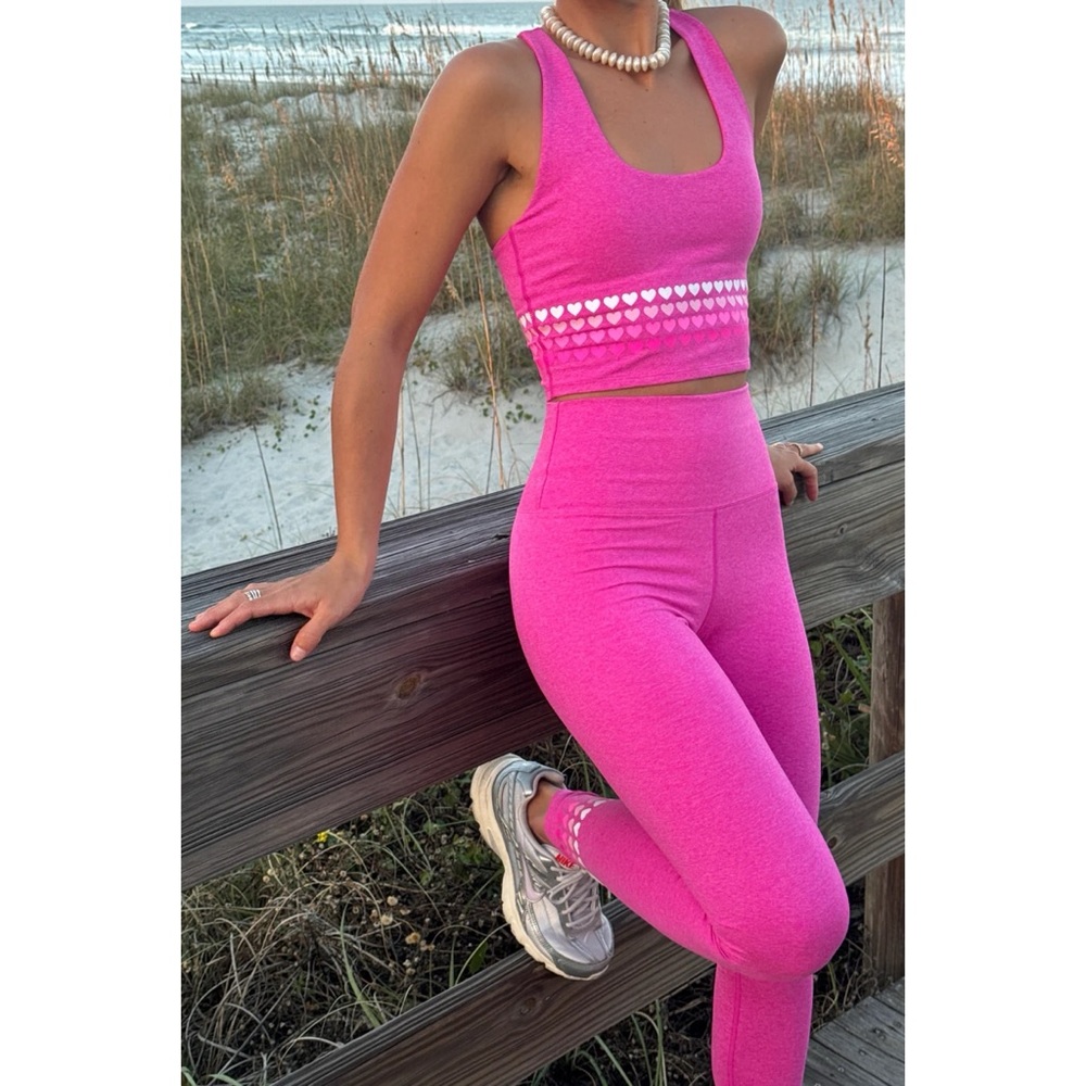 Beach Riot Piper Legging Electric Pink Soft Serve - Picture 4 of 4